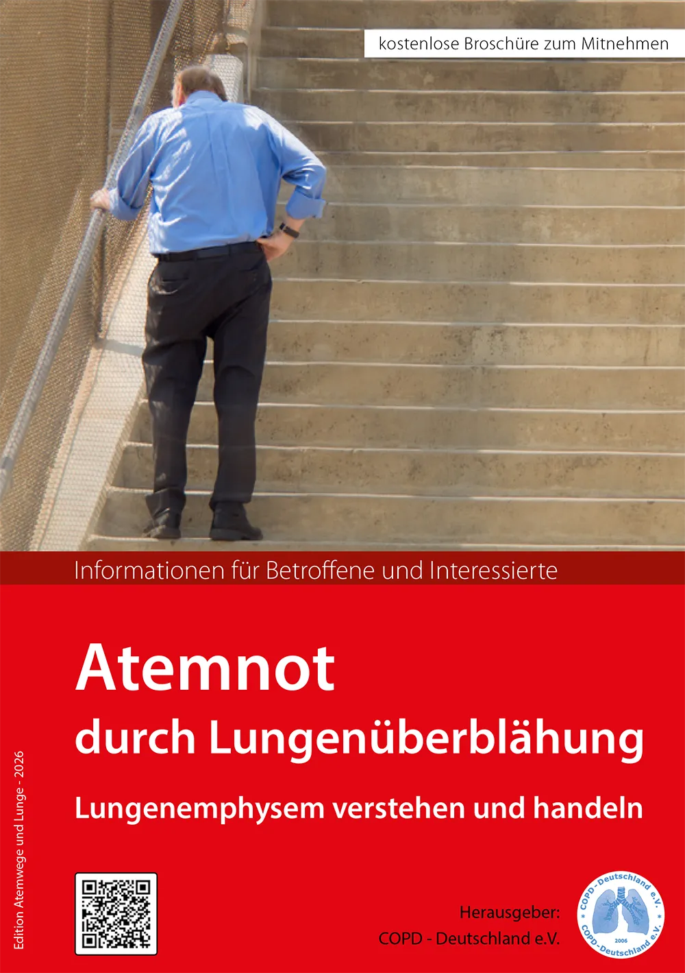 Cover der Broschüre Atemnot COPD-Deutschland e.V.